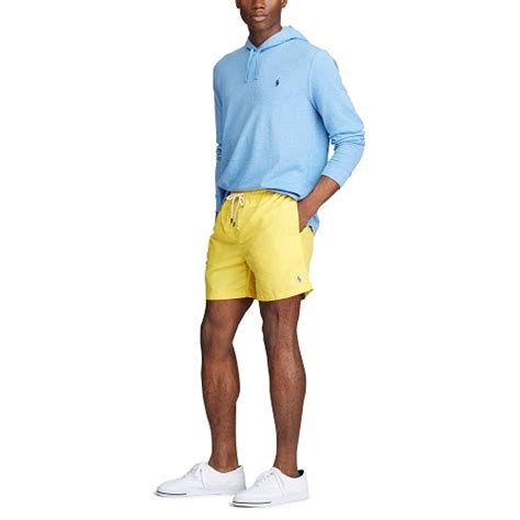 contrefaçon ralph lauren short de bain homme jaune